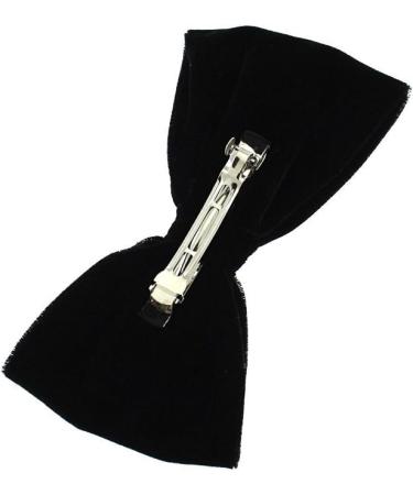 Zac's Alter Ego Large Black Velvet Bow On Barrette - Buy Online on SooperMarket.com