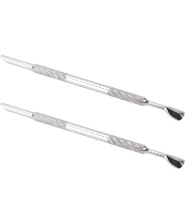 Cuticle Pusher Remover and Cutter Cuticle Pusher Set Dead Skin Removal Nail Manicure Tool Kit Stainless Steel Finger Divider with Sponge and Sand for Home Nail Salon - Buy Online on SooperMarket.com
