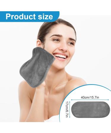 URAQT 5 Pack Face Cloths Make Up Remover Microfibre Face Wipes for Reusable Makeup Remover Cloth Washable Ultra Soft Facial Cleansing Wipe Cloths (Dark Grey) 5 Pcs-dark Grey - Buy Online on SooperMarket.com