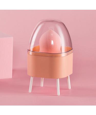 Clear Pink Makeup Sponge Holder | Dustproof & Breathable Beauty Stand for Makeup Eggs - International Shipping Available - Buy Online on SooperMarket.com