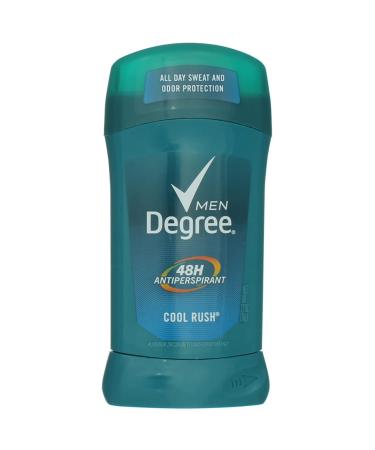 Degree Men Original Antiperspirant Deodorant 48-Hour Odor Protection Cool Rush Mens Deodorant Stick 2.7 oz 6 Count