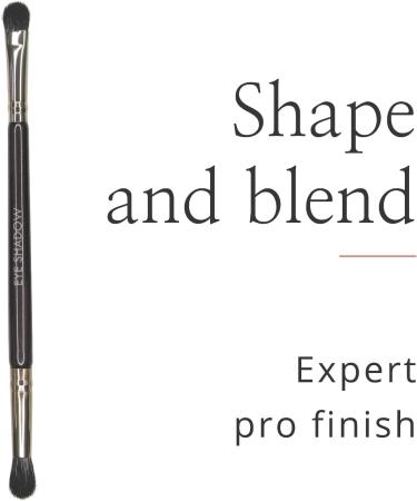 Studio 10 | Pro-quality Double Ended Eye Shadow Brush for Perfect Precision Shaping & Blending - Buy Online on SooperMarket.com