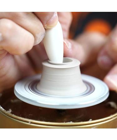 Mini Electric Pottery Wheel Machine | Adjustable Speed with Tray | Ideal for Kids, Beginners, and Ceramics Art | Red - Buy Online on SooperMarket.com