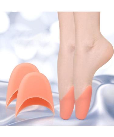 JHIALG Silicone Gel Toe Cushioning Covers - 2 Pair Ballet Dance Toe Caps for Girls & Women - Buy Online on SooperMarket.com