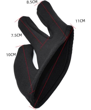 JECOMPRIS 1pc Hair Styling Tools Hair Curling Finger Cover Billiard Straightener Gloves Billiards Glove Flat Iron Styling Tools Heat Resistant Gloves Hair Curler Three Anti-scald Protector Black 11x10cm - Buy Online on SooperMarket.com