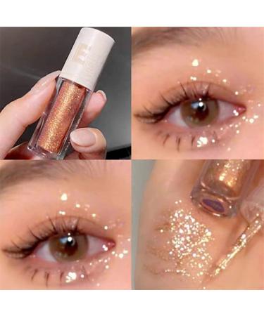 Go Ho Glitter Eyeshadow & Eyeliner Set - Diamond Sparkle Makeup Kit for Women - Korean Makeup 04 Champagne Bronze - Buy Online on SooperMarket.com