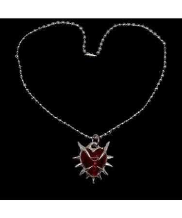 Handmade Love Shape Collarbone Chain for Women & Girls | Adjustable Black Thorn Heart Choker Jewelry - Oralgo - Buy Online on SooperMarket.com