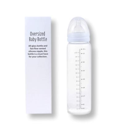 Rearz - Vintage White - Blank Specialty Adult Glass Feeding Bottle