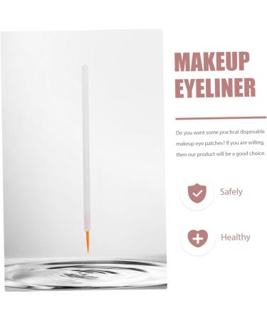 Baluue 200 Pcs Disposable Eyeliner Brush Liquid Eye Liner Beauty Tools Detail Liner Brush Nylon White - Buy Online on SooperMarket.com
