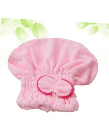 HAPINARY Elastic Shower Quick Dry Head Turbans Shower Cap for Microfiber Washcloth Turbans for Women Hair Ties Shower Head Towel Microfiber Hair Drying Cap Pink Women's Cute Hijab Pink medium - Buy Online on SooperMarket.com
