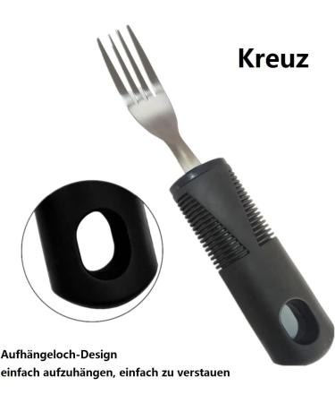Adapted Cutlery for Parkinson's Arthritis & Disabilities - Ergonomic Solutions for Shaky Hands - Buy Online on SooperMarket.com