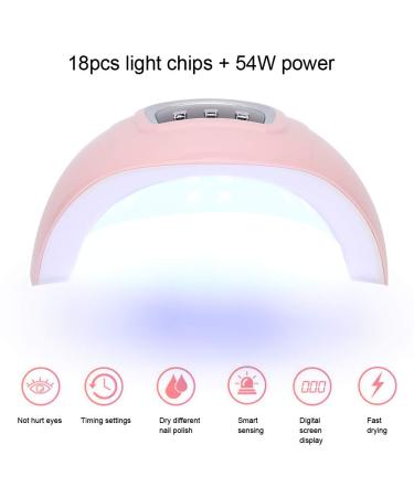 36W LED UV Nail Dryer for Gel Polish - 3 Timers & LCD Display | Fast International Shipping - Buy Online on SooperMarket.com