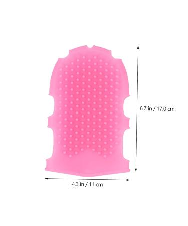 2-Piece Silicone Body Massage Brush Set for Exfoliation and Scrubbing - Buy Online on SooperMarket.com