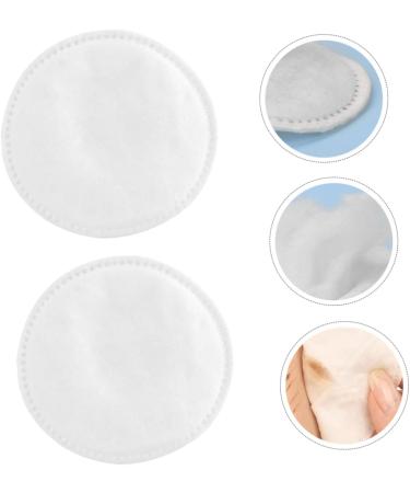 Balacoo 200 Pcs Overlock Cotton Makeup Pads - Thick Absorbent Facial Washing Patches & Remover Pads for Travel - 6x6cm Round Cosmetic Pads - Buy Online on SooperMarket.com