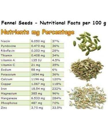 nalAmudhu Premium Fennel Seeds | Foeniculum Vulgare | Sounf | Sombu-200g - Buy Online on SooperMarket.com