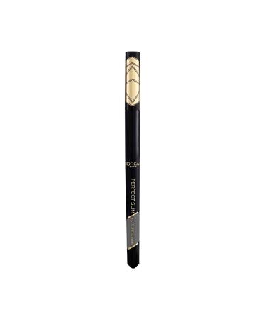L'Or al Paris Eyeliner with precise felt tip for the perfect eyeliner and irresistible eyes make-up super liner perfect slim No. 02 gray (gray) 1 piece 02 gray 1 piece (1 Pack)