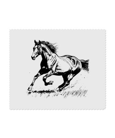 2 x Microfiber Cleaning Cloths "Horse Galloping" (LC00026586)