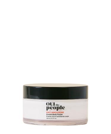 OUI the People FULL DISCLOSURE Cream Body Polish - Brightening & Exfoliating Cream for Smooth Even Skin Tone - 4.2 fl. oz