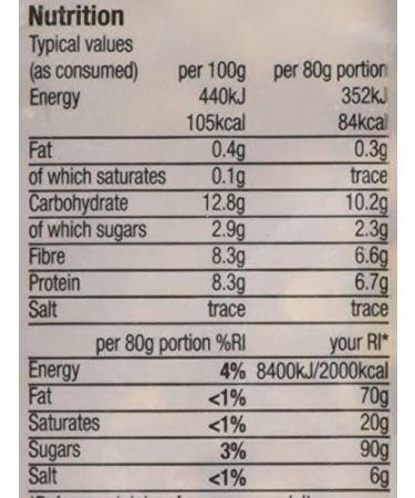 Morrisons Wholefoods Dried Yellow Split Peas 500g - Premium Quality Legumes for Healthy Cooking - Buy Online on SooperMarket.com