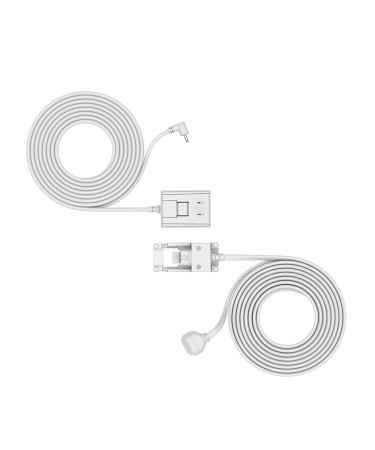 Ring Stick Up Cam Plug-In Power Adapter Barrel Plug - White | Indoor/Outdoor Compatibility - Buy Online on SooperMarket.com