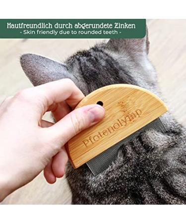 Pfotenolymp Flea Comb for Cats | Lice & Nit Comb | Effective Anti-Flea Solution | Ideal After Flea Shampoo - Buy Online on SooperMarket.com