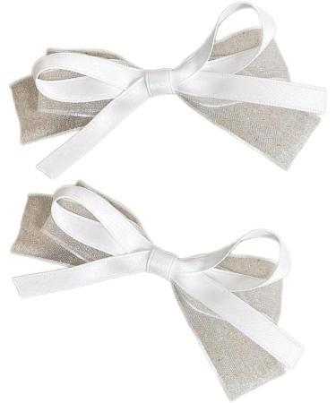 JSGHGDF Ribbon Elegant 2000s Style Side Clip Hair Clip Elaborate Style Large knot Balletcore - Buy Online on SooperMarket.com