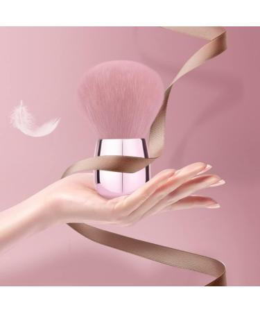 Makeup Powder Brushes Makeup Powder Brushes Foundation Set Face Professional Head Large Mineral Rose Gold 2PCS - Buy Online on SooperMarket.com