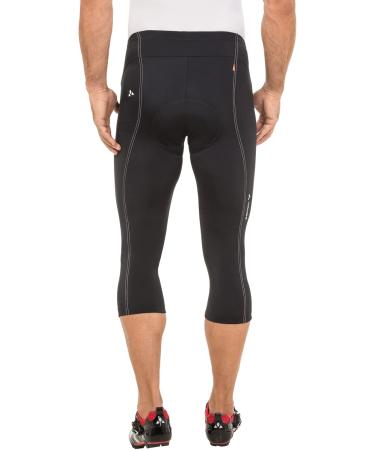 VAUDE Men's Active 3/4 Cycling Pants - Padded Black Uni for Optimal Comfort & Performance International Shipping Available - Buy Online on SooperMarket.com