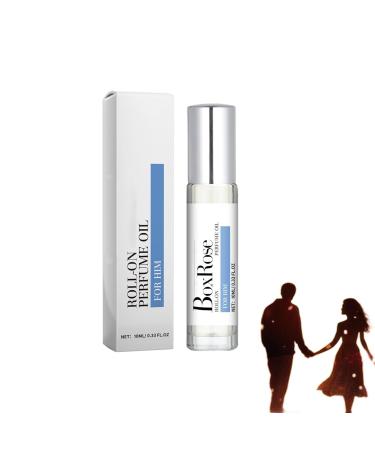 Perfume for Men Valentine's Day Sale Rose Perfume Oil Pheromone Perfume for Men Roll on Perfume Oil Portable Perfume for Male (1 Pcs)