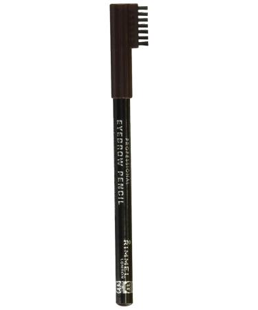 Rimmel London Professional Eyebrow Pencil 001 Dark Brown - .05 oz | Perfect for Defined Brows - Buy Online on SooperMarket.com