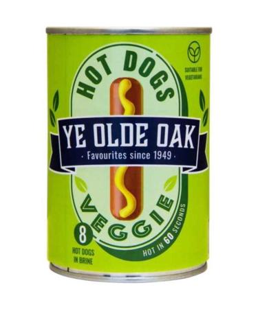 Ye Olde Oak Veggie Hot Dog in Brine 400g