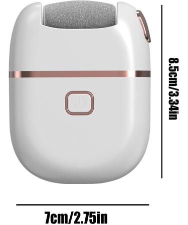 Electronic Foot File Pedicure Tool - Rechargeable Electric Foot File Dead Skin Foot Care Callus Remover Rechargeable Waterproof Foot File White - Buy Online on SooperMarket.com