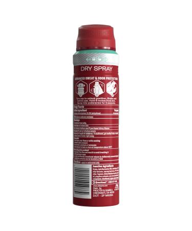 Old Spice Men's Antiperspirant & Deodorant Invisible Dry Spray Pure Sport Plus - 24/7 Odor Protection (Pack of 3) - International Shipping Available - Buy Online on SooperMarket.com
