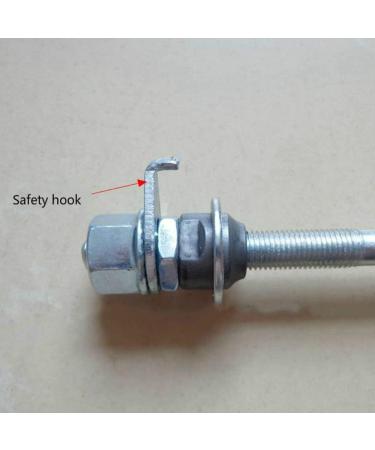 Bike Front Wheel Hub Safety Washer & Retaining Clip Set (4 pcs) | Universal Front Axle Gasket for Hanging Hook - Buy Online on SooperMarket.com