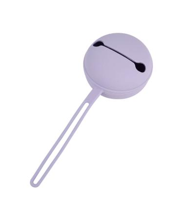 Baby Dummy Case Pacifier Case Travel Soother Box Transparent Soother Pod Pacifier Holder Box for Kids (Small Purple) Small Purple