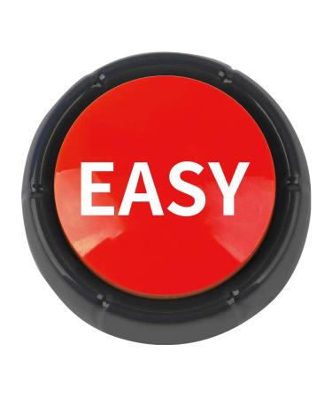 Mealivos Talking Button,Button-Complete Red/Black (Easy)