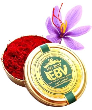 9-gram 100% Organic Super Negin Saffron Threads - Grade A+ Spice | Ideal for Cooking Tea & Paella | Pure Red Golden Flavour Super Negin Saffron 9 Gr | 0.31 OZ
