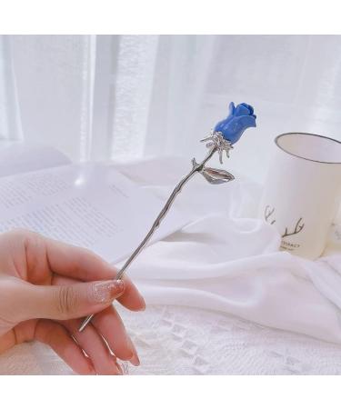 minkissy Metal Chopsticks Metal Chopsticks Rose Metal Hairpin Hanfu Headdress Sticks Bun Hair Pin Chignon Pin Women Girls Hair Accessories 3 Color Hair Accessories Hair Accessories - Buy Online on SooperMarket.com