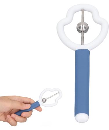 Tongue Tip Exerciser Safe Plastic Gourd Shaped Blue and White Metal Tongue Training Tool for Dysarthria for Children (Blue and White) - Buy Online on SooperMarket.com
