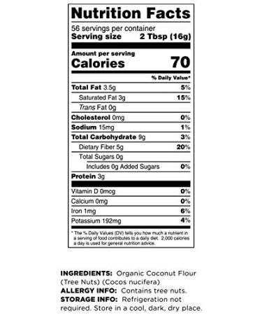 Terrasoul Superfoods Organic Coconut Flour 6 Lbs (3 Pack) - Gluten-Free & Unrefined - Fine Texture, Premium Quality - Buy Online on SooperMarket.com