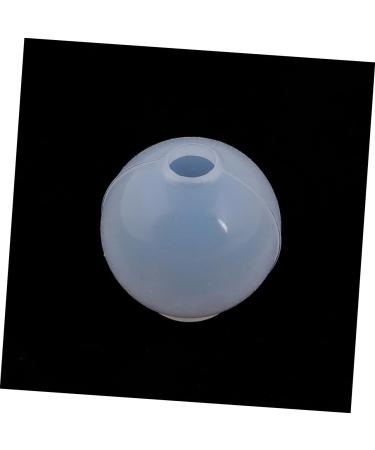 NUOBESTY 9pcs Resin Epoxy Candle Molds Mini Sphere Diy Silicone Mold Epoxy Resin Crystal Epoxy Bracelet Beads White 3.50X3.50X3.50CM - Buy Online on SooperMarket.com