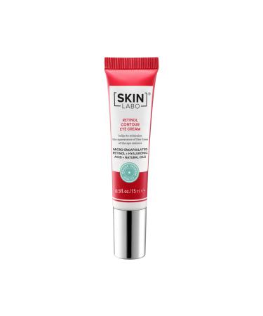 SkinLabo Retinol Eye Cream - Reduces Irritation Minimises the Appearance of Fine Lines of the Eye Contour with Microencapsulated Retinol Hyaluronic Acid - 15 ml (Old Version)