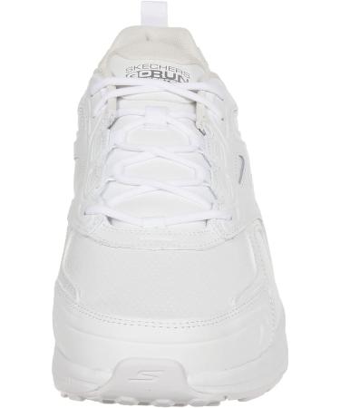 Skechers Men's Go Run Consistent Leather Cross-Training Tennis Shoe 10.5 X-Wide - White | Air Cooled Foam | Sneaker - Buy Online on SooperMarket.com