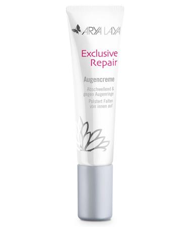 Arya Laya Exclusive Repair eye cream 15 ml-anti-aging care cream for all skin types rich eye care reduces slight swelling and dark circles vegan exclusive repair 15 ml (1 Pack)