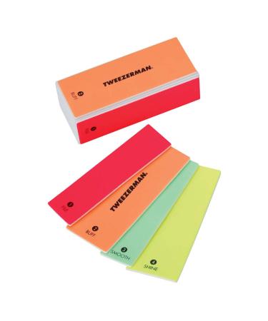 Tweezerman Neon 4-in- File  Smooth & Shine Block Hot