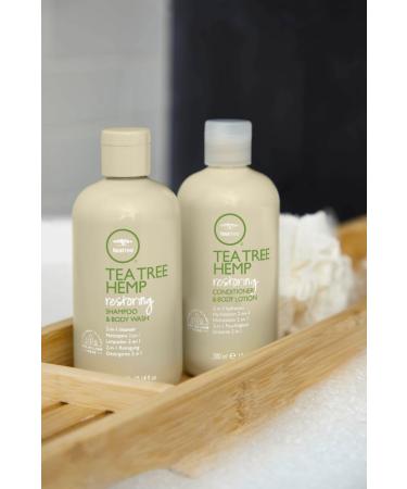 Buy Tea Tree & Hemp Restoring Conditioner & Body Lotion - 2 in 1 Hair Milk for All Hair & Skin Types - 1000ml Odorless - International Shipping Available - Buy Online on SooperMarket.com