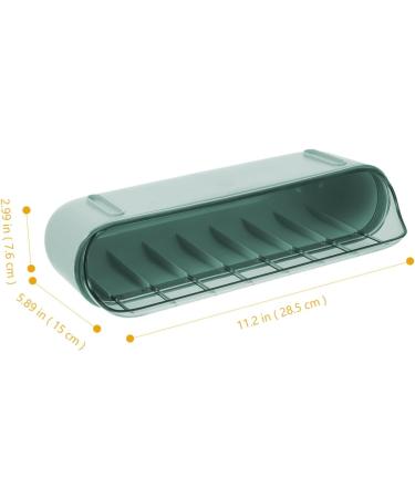 KOMBIUDA 1 PC Slide Egg Collection bandejas para comida Household Egg Organizer Double Layer Food Container Green 28.5X15CM - Buy Online on SooperMarket.com