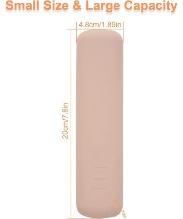 FERYES Makeup Brush Holder - Portable Magnetic Closure Silicone Organizer for Travel - Khaki - Buy Online on SooperMarket.com