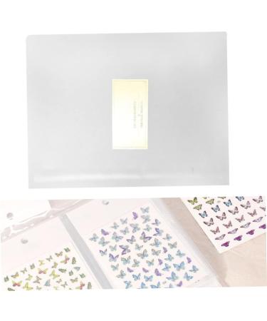 Nail Sticker Album Nail Art Decal Storage Bag Card Display Book Container 80 Slots - Buy Online on SooperMarket.com
