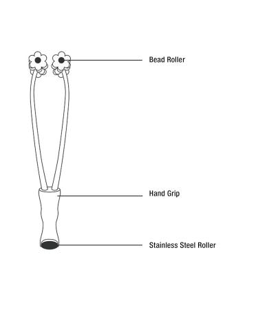 Shop 2 in 1 Ice Roller for Face & Eye - Firming Massage Tool for Stress Relief & V-Shaped Lifting | International Shipping Available - Buy Online on SooperMarket.com